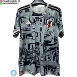Thailandia Maglia Giappone Speciale 2026 Grigio Nero Thailandia Maglia Giappone Speciale 2026 Grigio Nero