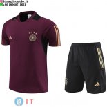 Formazione Set Completo Maglia Germania 2023 Borgogna Nero