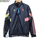 Giacca A Vento Juventus 2024/2025 Blu Navy Rosa