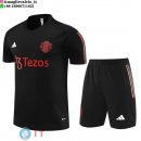 Formazione Set Completo Bambino Manchester united 2022/2023 Nero Rosso