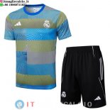Formazione Maglia Set Completo Real Madrid 2025/2026 Blu Giallo Nero