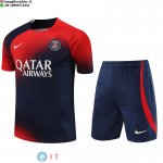 Formazione Bambino Set Completo Maglia PSG 2023/2024 Rosso Blu Formazione Bambino Set Completo Maglia PSG 2023/2024 Rosso Blu