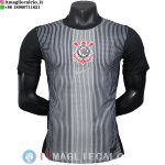 Maglia Giocatori Corinthians Paulista Portiere 2025/2026 Grigio Nero Maglia Giocatori Corinthians Paulista Portiere 2025/2026 Grigio Nero