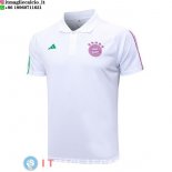 POLO Maglia Bayern Monaco 2023/2024 Bianco Purpureo