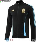 Giacca Lunga Zip Argentina 2024 Nero Blu Giacca Lunga Zip Argentina 2024 Nero Blu