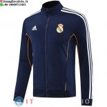 Giacca Lunga Zip Real Madrid 2025/2026 Blu Navy