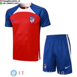 Formazione Maglia Set Completo Atletico Madrid 2023/2024 Rosso Blu Rosa