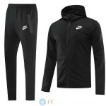 Giacca Felpa Cappuccio Set Completo Nike 22-23 I Nero Giacca Felpa Cappuccio Set Completo Nike 22-23 I Nero
