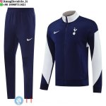 Giacca Lunga Zip Set Completo Tottenham Hotspur 25-26 Blu Bianco