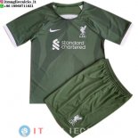 Maglia Set Completo Uomo Liverpool Concetto 2023/2024 I Verde