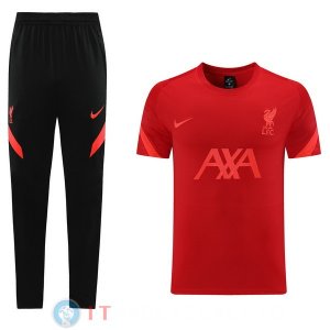 Formazione Maglia Set Completo Liverpool 2021/2022 Rosso Nero