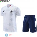 Formazione Set Completo Maglia Marseille 2023/2024 Bianco Blu