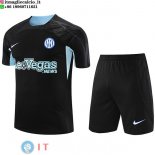 Formazione Set Completo Maglia Inter Milan 2023/2024 Nero I Blu