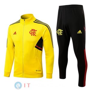 Giacca Bambino Set Completo Flamengo 2022/2023 Giallo Nero