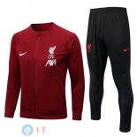 Giacca Set Completo Liverpool 22-23 Rosso Navy Nero