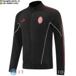 Giacca Full Zip Allenamento AC Milan 25-26 Nero