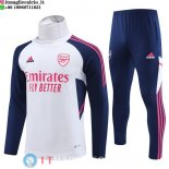 Felpa Da Allenamento Set Completo Arsenal 22-23 Bianco I Blu Navy