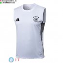 Senza Maniche Maglia Germania 2025 Bianco