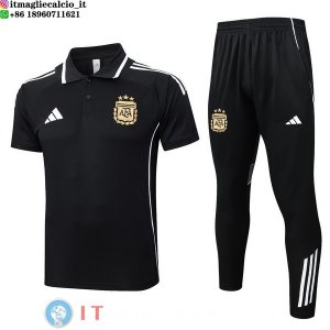 POLO Maglia Set Completo Argentina 2026 Nero