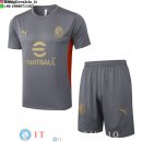 Formazione Set Completo Maglia AC Milan 2025/2026 Grigio