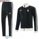 Giacca Set Completo Lunga Zip Juventus 26-27 Nero Giallo