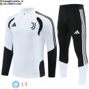 Felpa Da Allenamento Set Completo Juventus 26-27 Bianco Nero