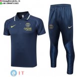 POLO Maglia Set Complet Paris Saint Germain 2023/2024 Blu Navy