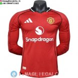 Maglia Manchester United Prima Giocatori 2025/2026 ML Maglia Manchester United Prima Giocatori 2025/2026 ML