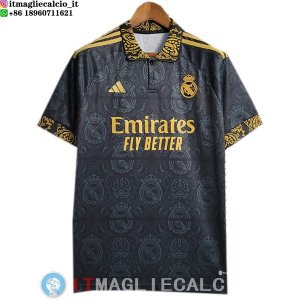 Thailandia Maglia Real Madrid Speciale 2023/2024 Nero Giallo