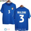 NO.3 Maldini Retro Maglia Italia Prima 2000