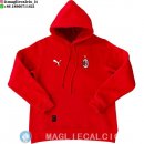 Giacca Felpa Cappuccio AC Milan 25-26 Rosso