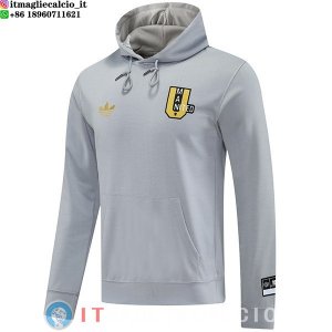 Giacca Felpa Cappuccio Manchester United 24-25 Grigio