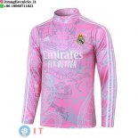Felpa Da Allenamento Real Madrid 2023/2024 Rosa Bianco
