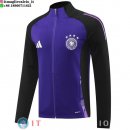 Giacca Lunga Zip Germania 2025 Purpureo Nero