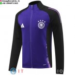 Giacca Lunga Zip Germania 2025 Purpureo Nero Giacca Lunga Zip Germania 2025 Purpureo Nero