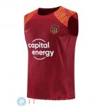 Senza Maniche Maglia Atletico Madrid 2022/2023 Rosso