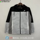 Giacca A Vento Nike 23-24 Bianco Nero Grigio