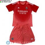 Maglia Set Completo Uomo Real Madrid Portiere 2025/2026 Rosso