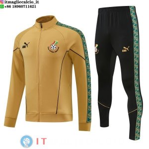 Giacca Full Zip e Pantaloni Allenamento Francia 2026 Giallo