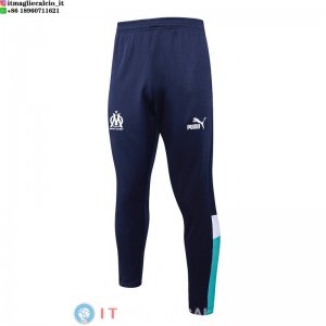 Giacca Pantaloni Deportivos Marseille 23-24 Blu Bianco