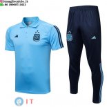 POLO Maglia Set Completo Argentina 2023 Blu