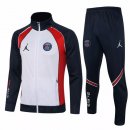 Giacca Set Completo Paris Saint Germain 21-22 Bianco Rosso Blu