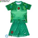 Maglia Paesi Bassi Set Completo Uomo Portiere 2026 Verde