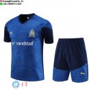 Formazione Bambino Set Completo Maglia Marseille 2023/2024 Blu