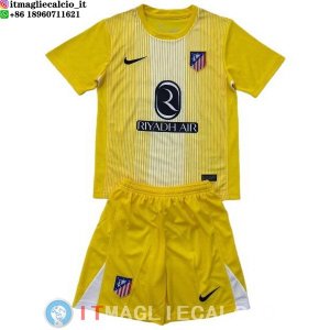 Maglia Set Completo Uomo Atletico Madrid Portiere 2025/2026 Giallo