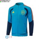 Giacca Full Zip Allenamento Spagna 2026 Blu