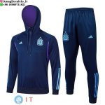Giacca Felpa Cappuccio Set Completo Argentina 2023 Blu I Navy Giacca Felpa Cappuccio Set Completo Argentina 2023 Blu I Navy