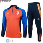 Felpa Da Allenamento Set Completo Juventus 24-25 Arancione Blu