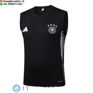 Senza Maniche Maglia Germania 2025 Nero