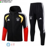 Felpa Cappuccio Set Completo Germania 2026 Nero Rosso Felpa Cappuccio Set Completo Germania 2026 Nero Rosso